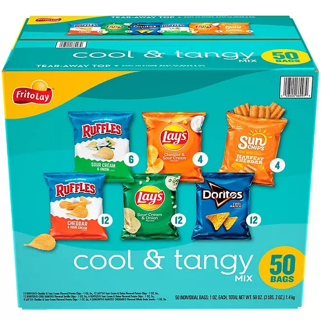 Frito Lay Cool & Tangy Variety 1oz (Box of 50)