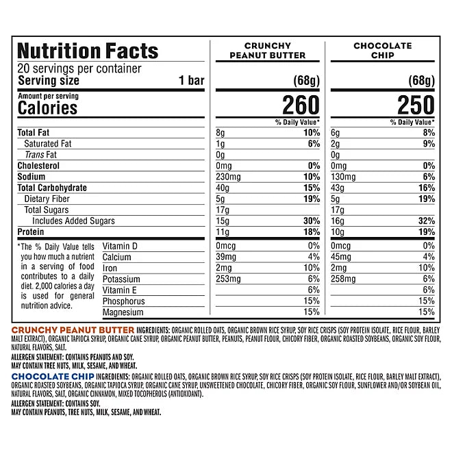 CLIF Bar Variety 2.4 oz (Box of 26)