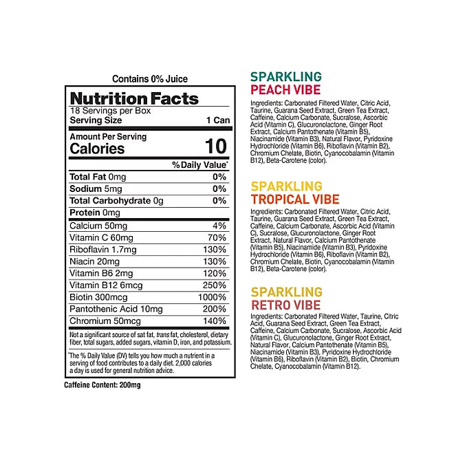 Celsius Live Energy Variety 12 fl. oz (Pack of 18)