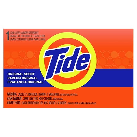 Tide Powder Laundry Detergent 1.4oz (Box of 156)