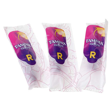 Tampax Radiant Compact Tampons 3ct