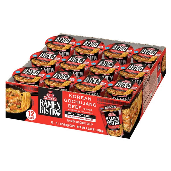 Ramen Bistro Korean Gochujang Beef Ramen 3.1oz (Pack of 24)