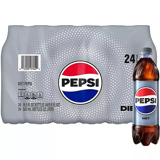 Diet Pepsi 16.9oz (Pack of 24)