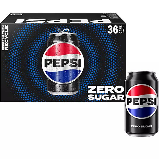 Pepsi Cola Zero Sugar 12oz (Box of 36)