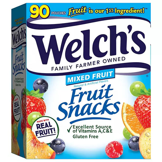Welch's Mixed Fruit Snack 0.8 oz (Box of 90)