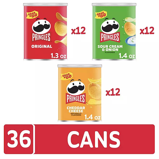 Pringles Variety 1.4oz (Pack of 36)