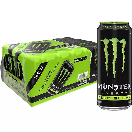 Monster Energy Zero Sugar 16 oz (Pack of 24)