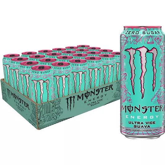 Monster Ultra Vice Guava 16 oz (Pack of 24)