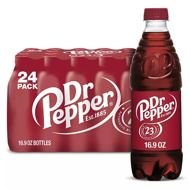 Dr Pepper 16.9oz (Pack of 24)