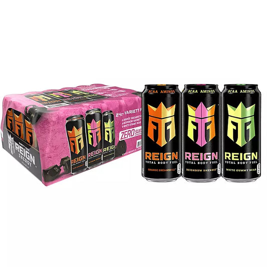 Reign Total Body Energy Variety 16 oz (Pack of 24)