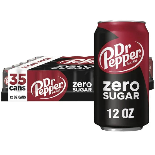 Dr Pepper Zero Sugar 12oz (Box of 35)