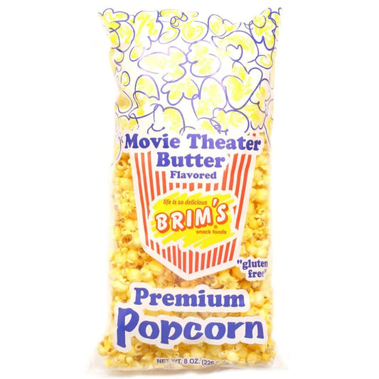Brim's Premium Butter Popcorn 8oz (Box of 12)