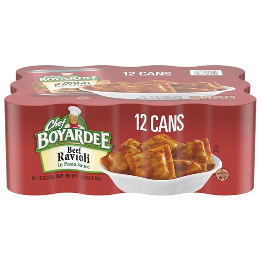 Chef Boyardee Beef Ravioli 15 oz (Pack of 12)