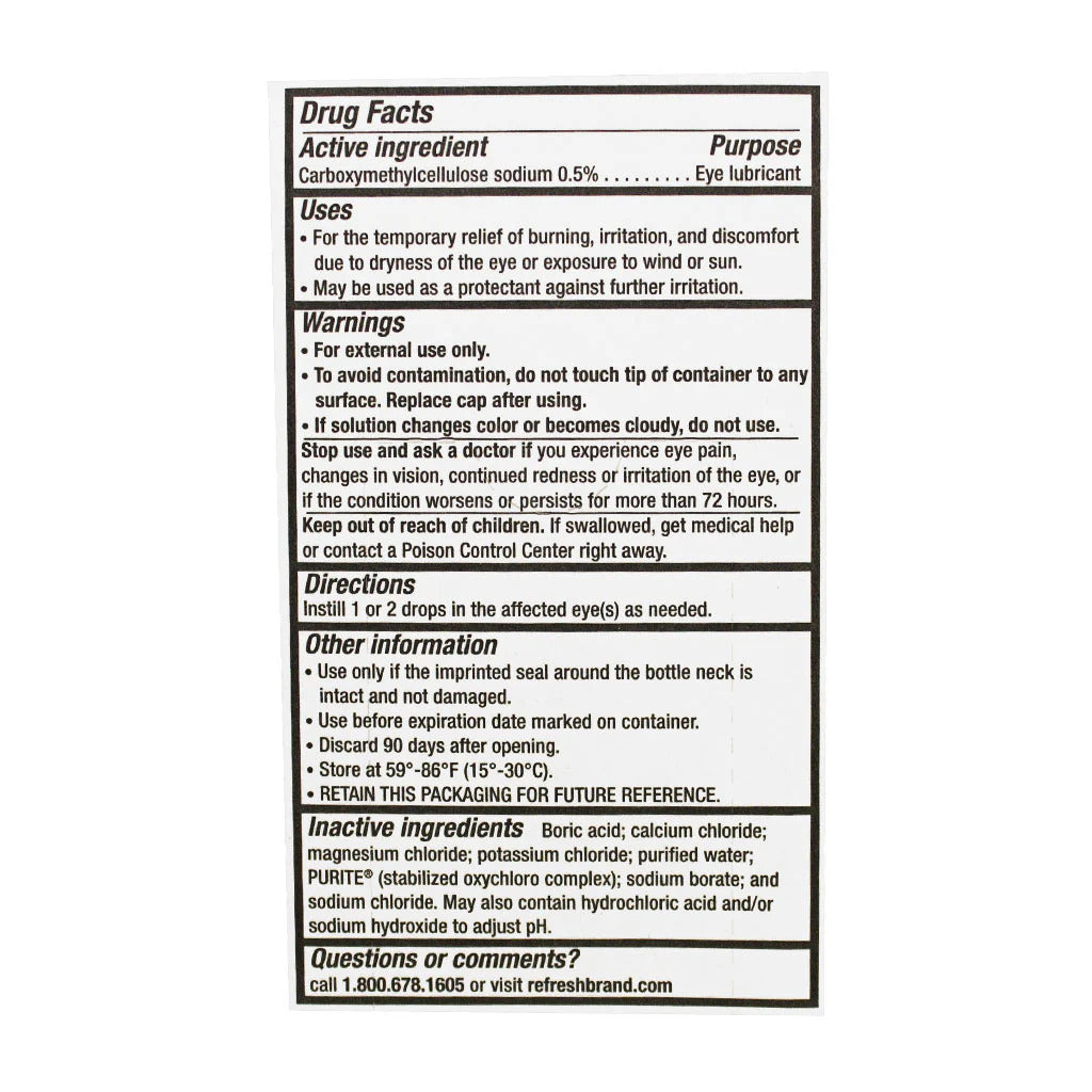 Refresh Eye Drops 0.1oz (Pack of 12)