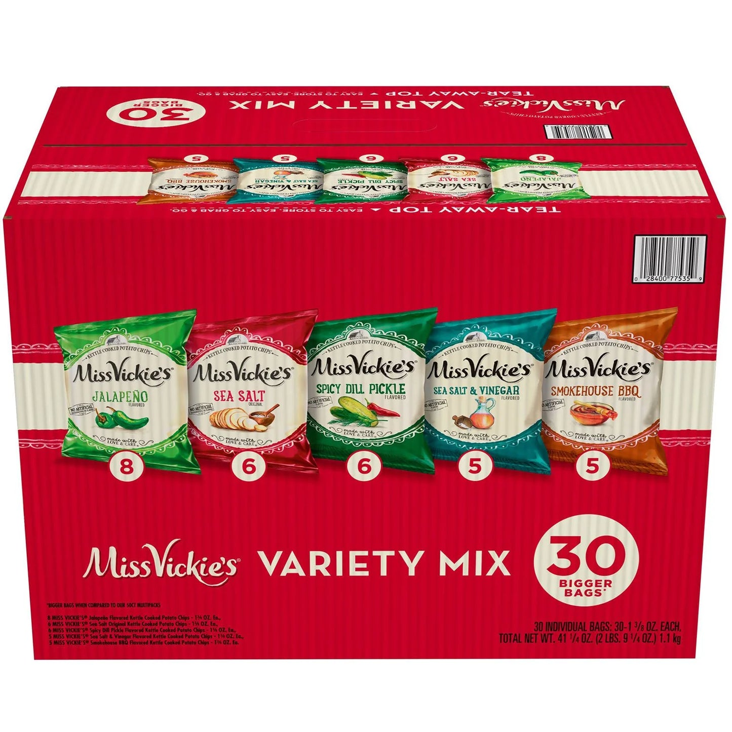 Miss Vickie's Variety (Box of 30)