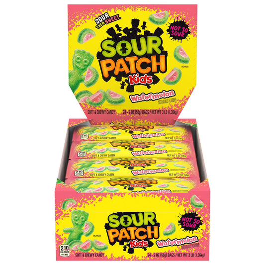 SOUR PATCH KIDS Watermelon 2oz (Box of 24)