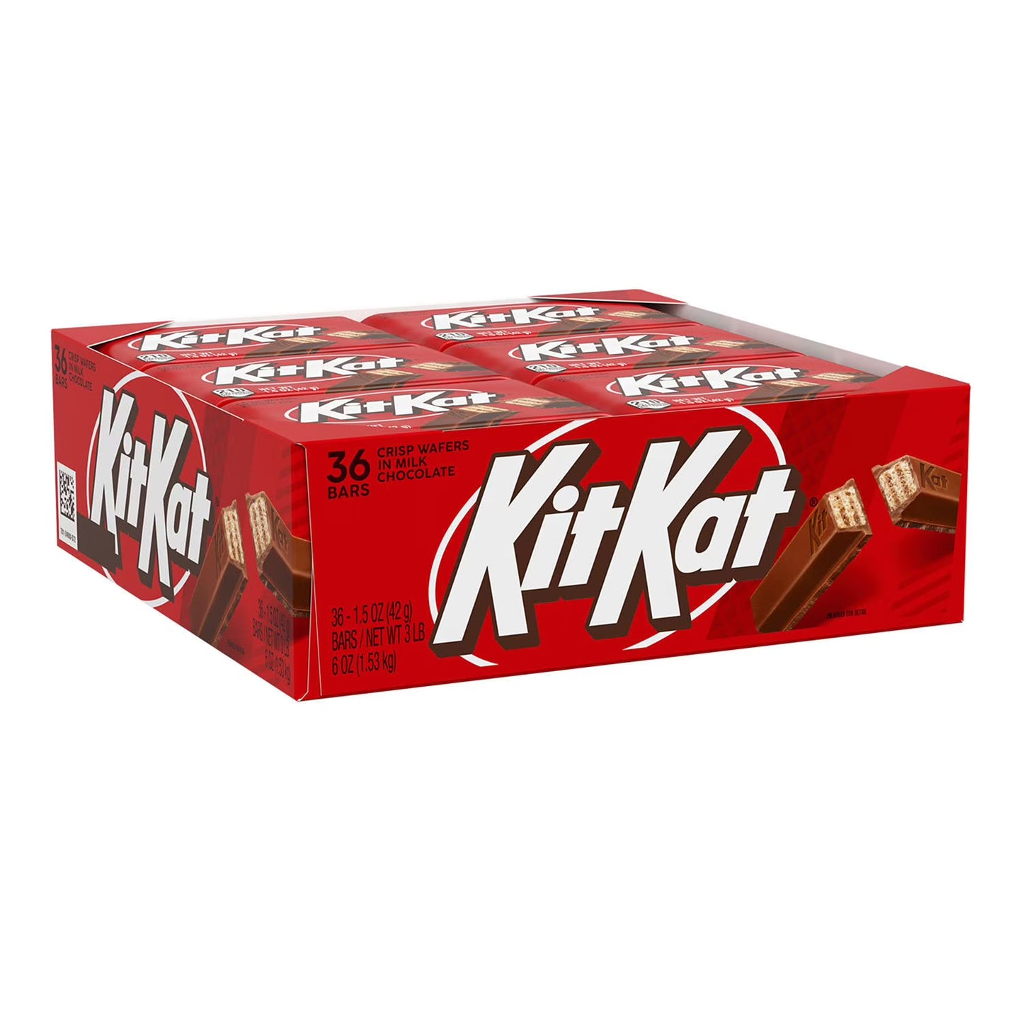 KIT KAT Milk Chocolate Wafers 1.5oz (Box of 36)