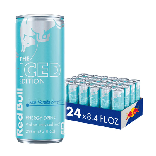Red Bull Iced Vanilla Berry 8.4oz (Pack of 24) LIMITED!
