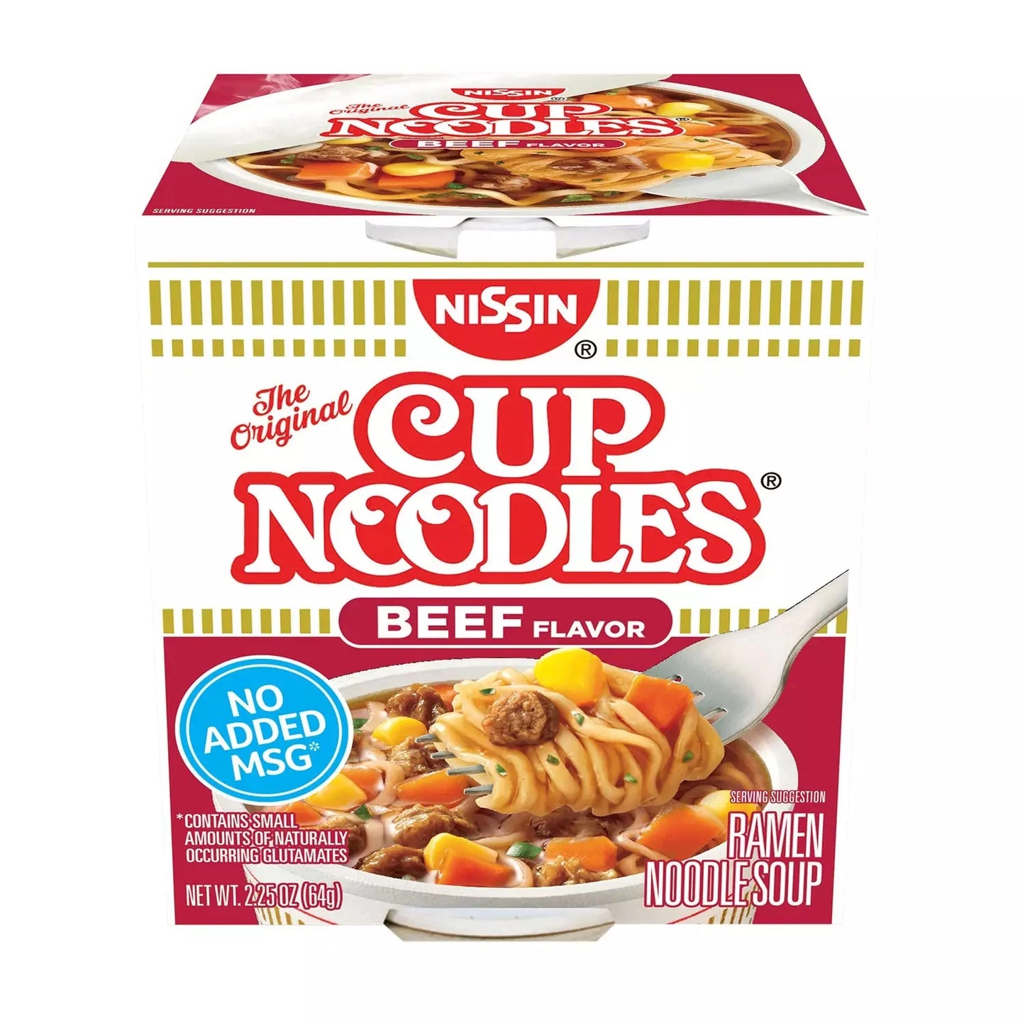 Nissin Beef Cup Noodles (Pack of 24)