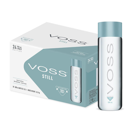 Voss Natural Mineral Water 16.9oz (Box of 24)