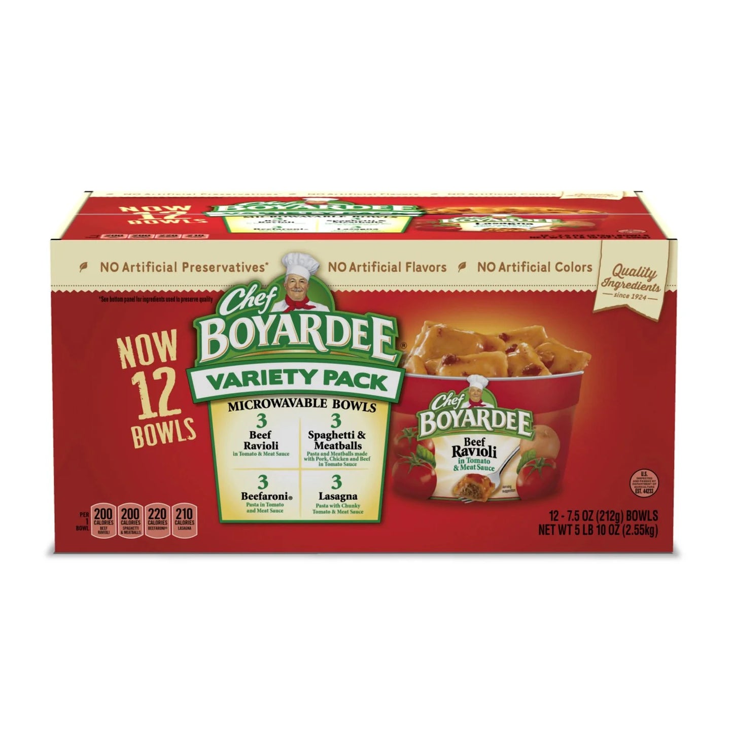 Chef Boyardee Variety Pack (Box of 12)
