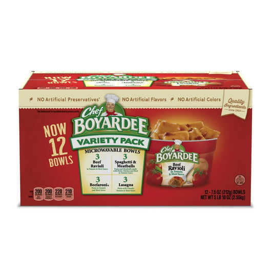 Chef Boyardee Variety Pack (Box of 12)
