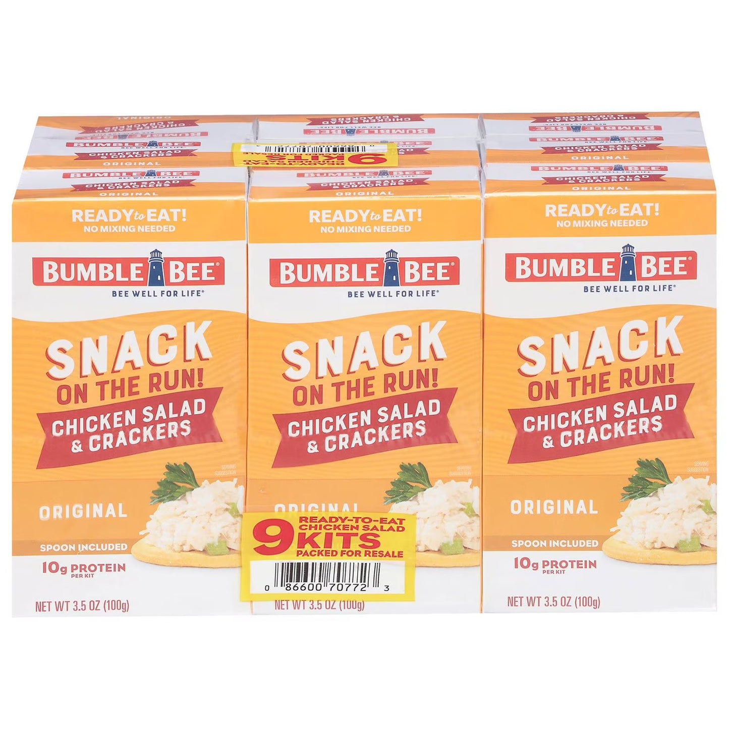 Bumble Bee Chicken Salad & Crackers 3.5oz (Pack of 9)