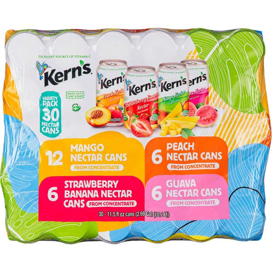Kern's Nectar Variety 11.5oz (Pack of 30)