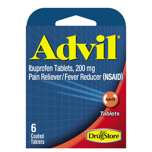 Advil Ibuprofen 6ct (Pack of 15)