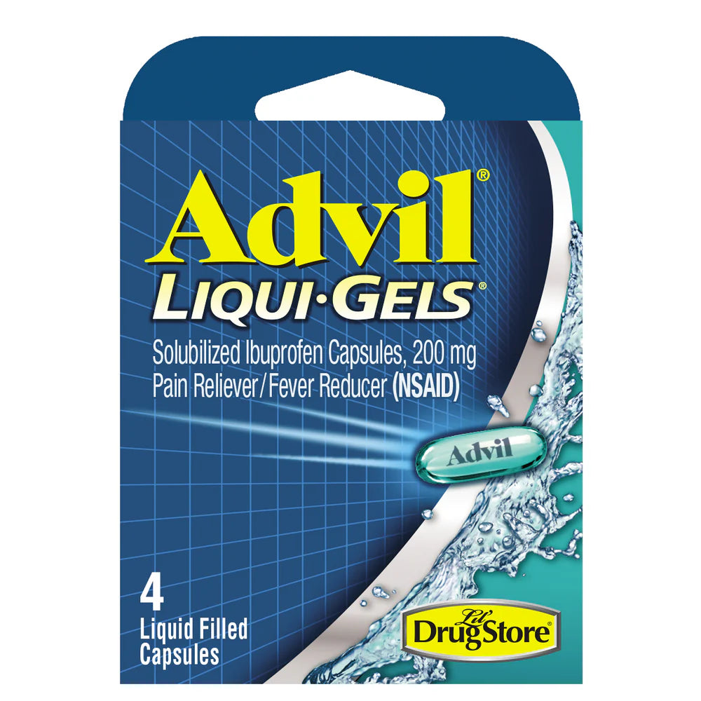 Advil Liquid Gel 4ct (Pack of 15)