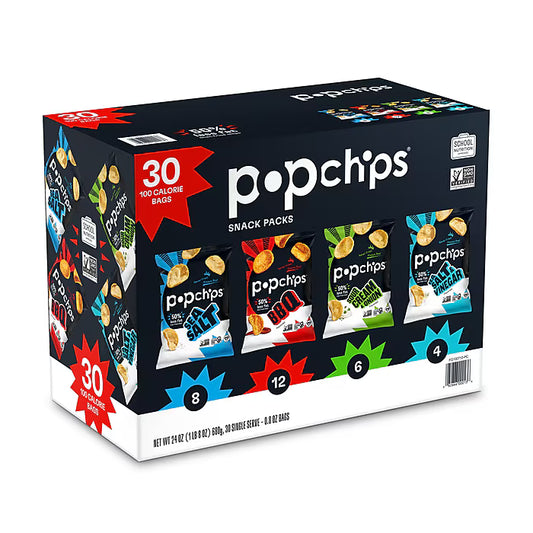 Popchips Gluten-Free Potato Chips (Box of 30)