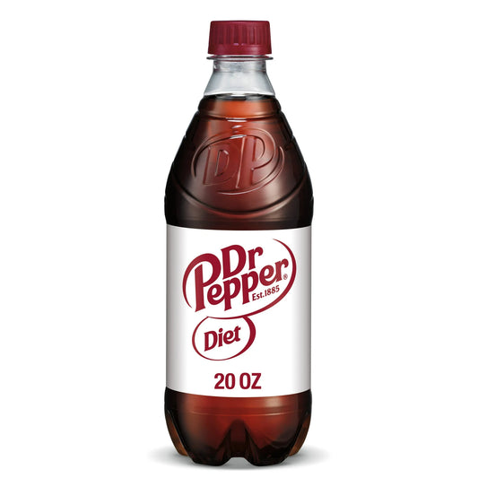Diet Dr Pepper 20oz (Pack of 24)