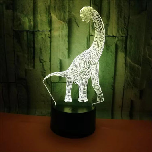 Single Color 3D LED Dinosaur Night Light