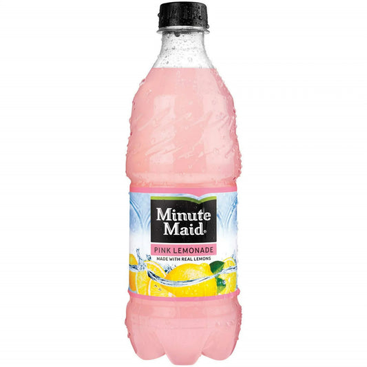 Minute Maid Pink Lemonade 20oz (Pack of 24)