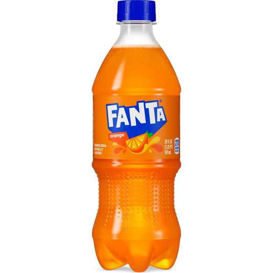 Fanta Orange Soda 20oz (Pack of 24)