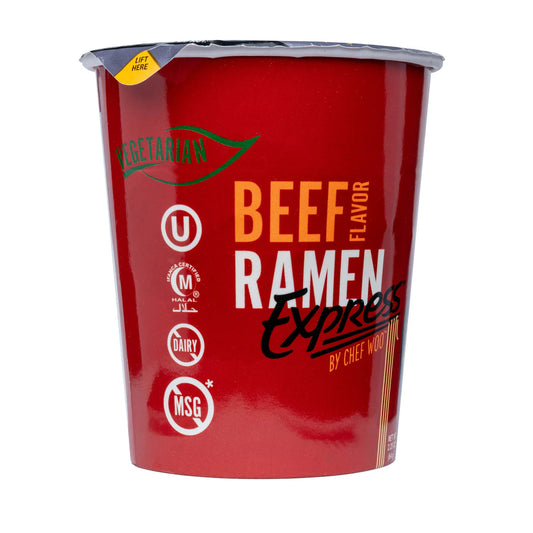 Chef Woo's Vegetarian Beef Ramen (Pack of 24)