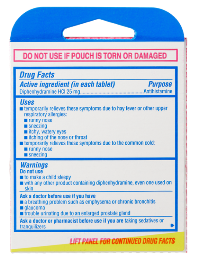 Benadryl Allergy 6ct (Pack of 12)