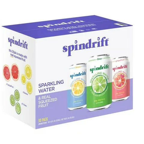 Spindrift Sparkling Water 12oz (Box of 30)