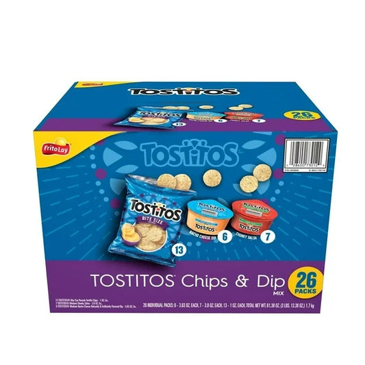 Tostitos Chips & Dip Mix Variety (Box of 26 pk)
