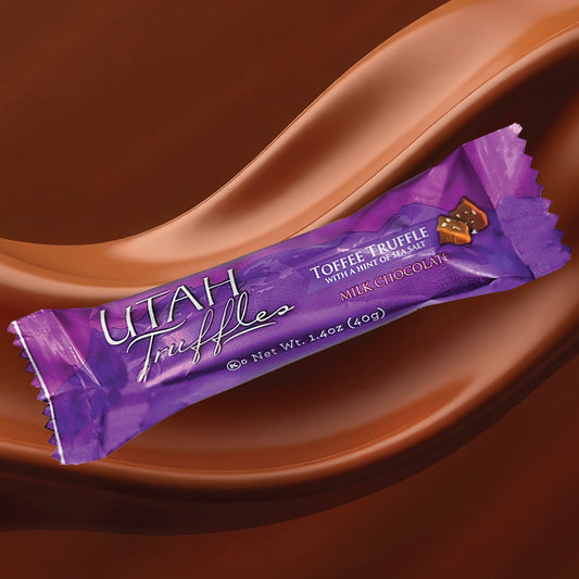 Toffee Milk Chocolate Truffle Bar (Box of 24)