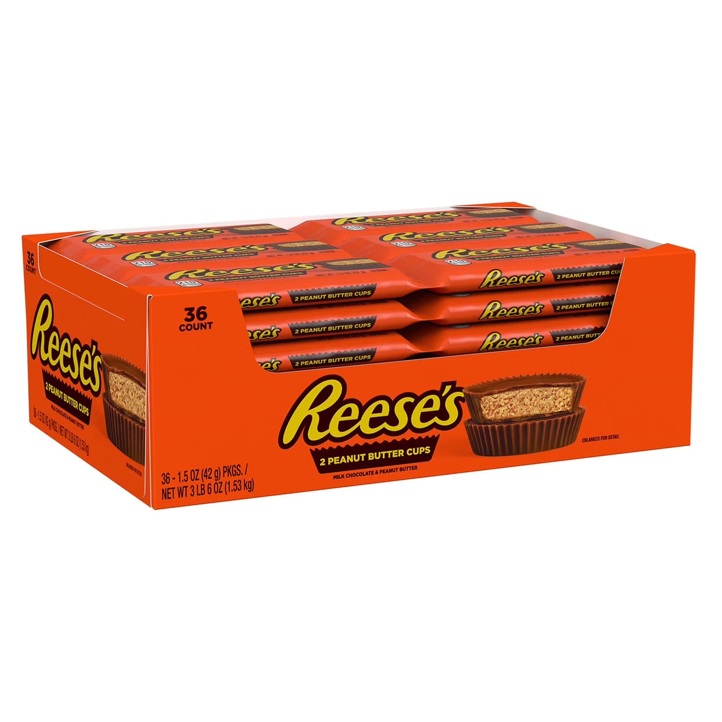 REESE'S Peanut Butter Cups 1.5oz (Box of 36 pk)