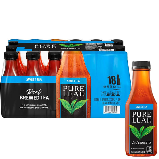 Pure Leaf Unsweetened Black Tea 16.9oz (Pack of 18)