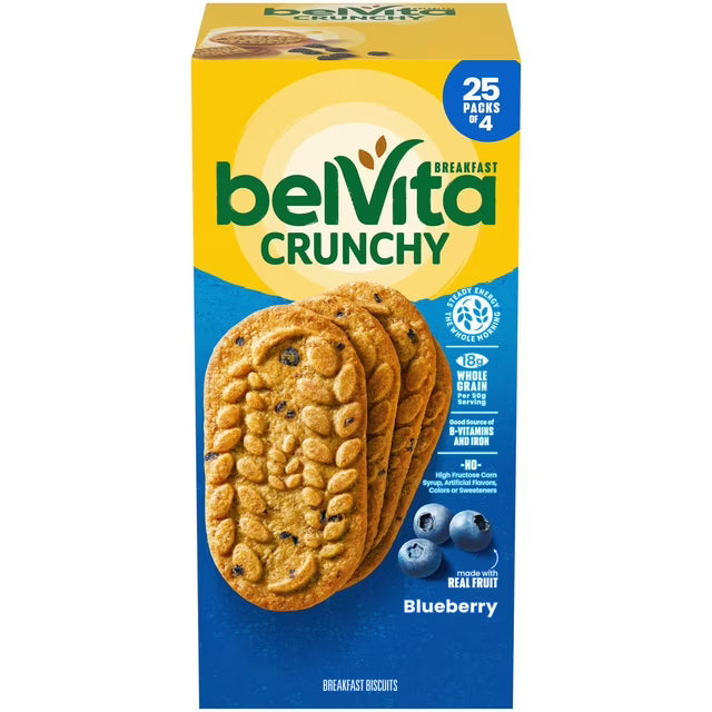Belvita Blueberry Biscuits 1.76 oz (Box of 25)
