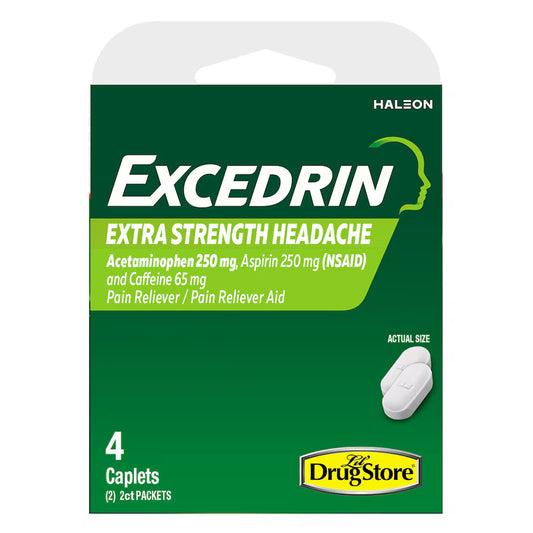 Excedrin Extra Strength 4ct (Pack of 15)