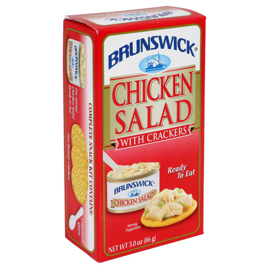 Brunswick Chicken Salad with Crackers 3oz (Pack of 12)