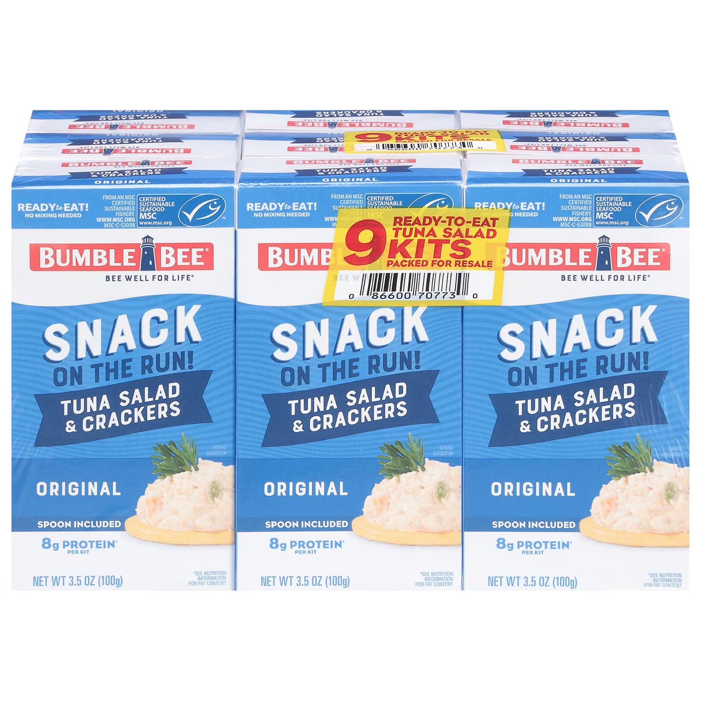 Bumble Bee Tuna Salad & Crackers 3.5oz (Pack of 9)