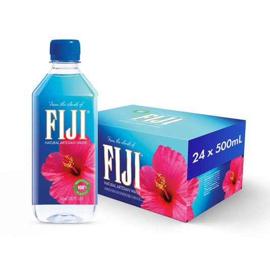 FIJI Natural Water 16.9oz (Box of 24)