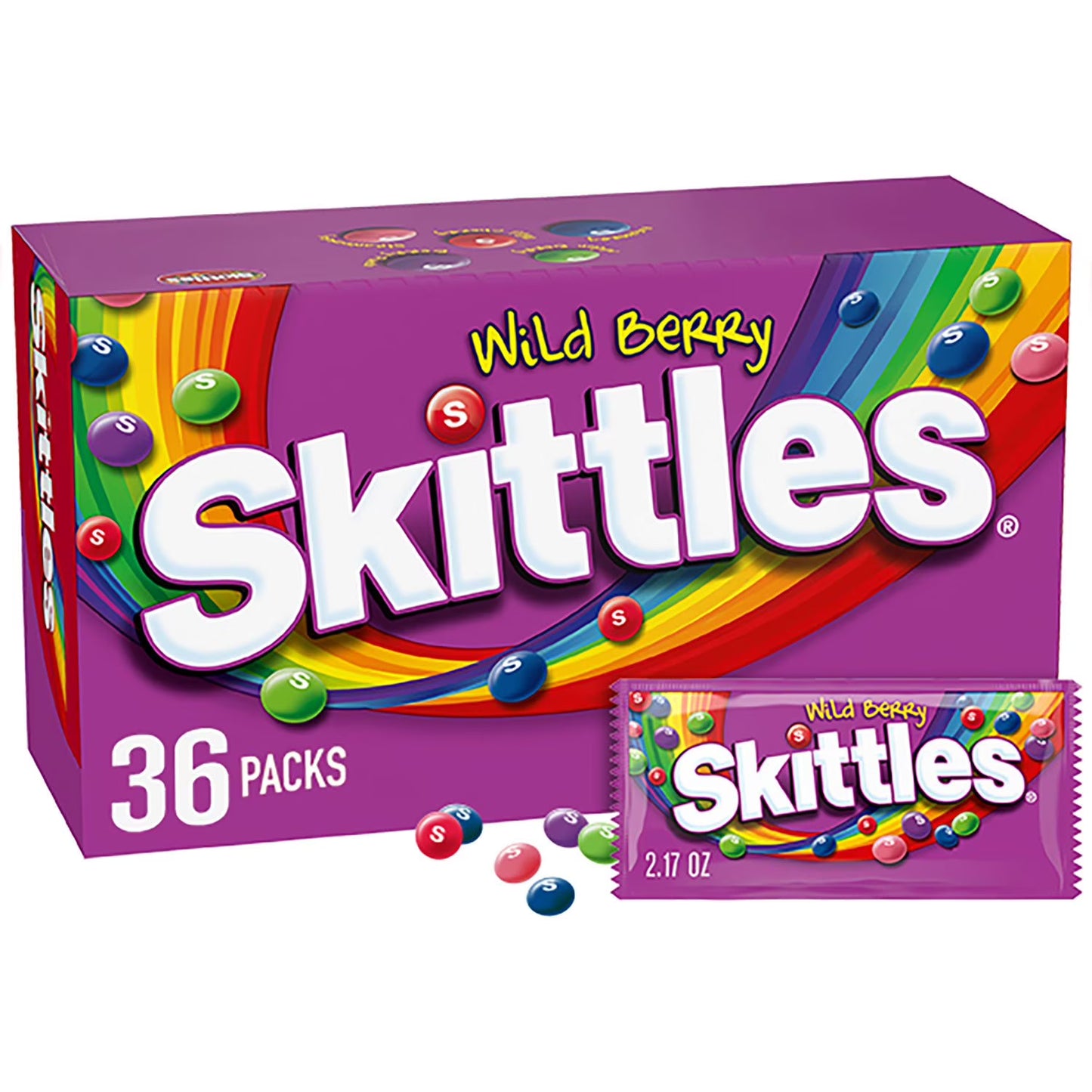 Skittles Wild Berry 2.17oz (Box of 36)