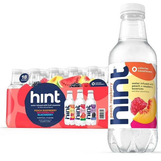 Hint Flavored Water 16oz (Box of 18)