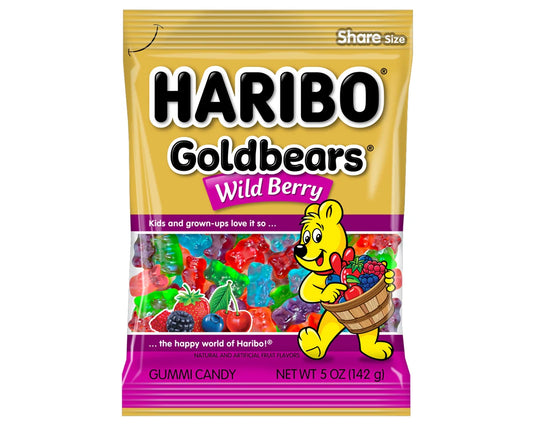 Haribo Wild Berry 5oz (Pack of 12)